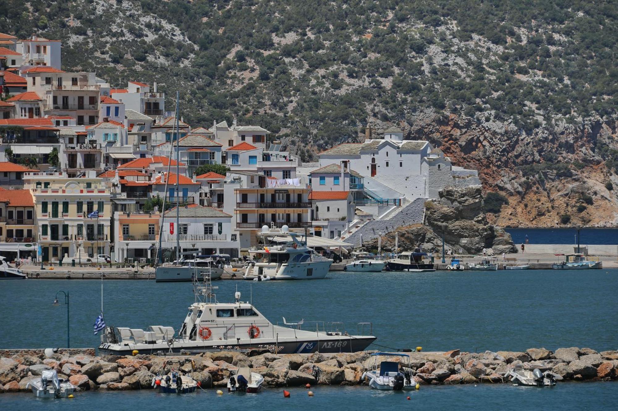 Mamma Mia Hotel Bandar Skopelos Luaran gambar