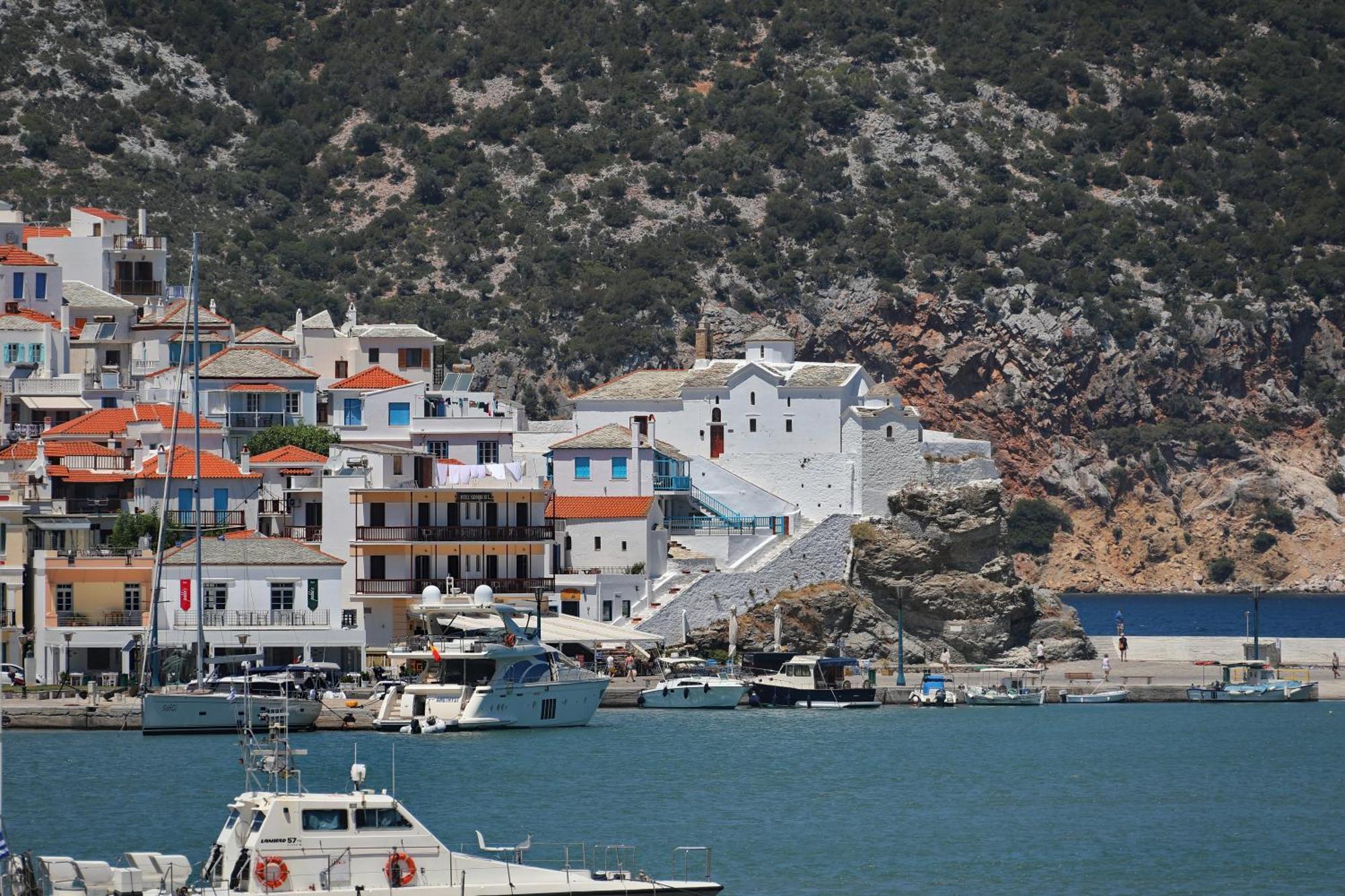 Mamma Mia Hotel Bandar Skopelos Luaran gambar