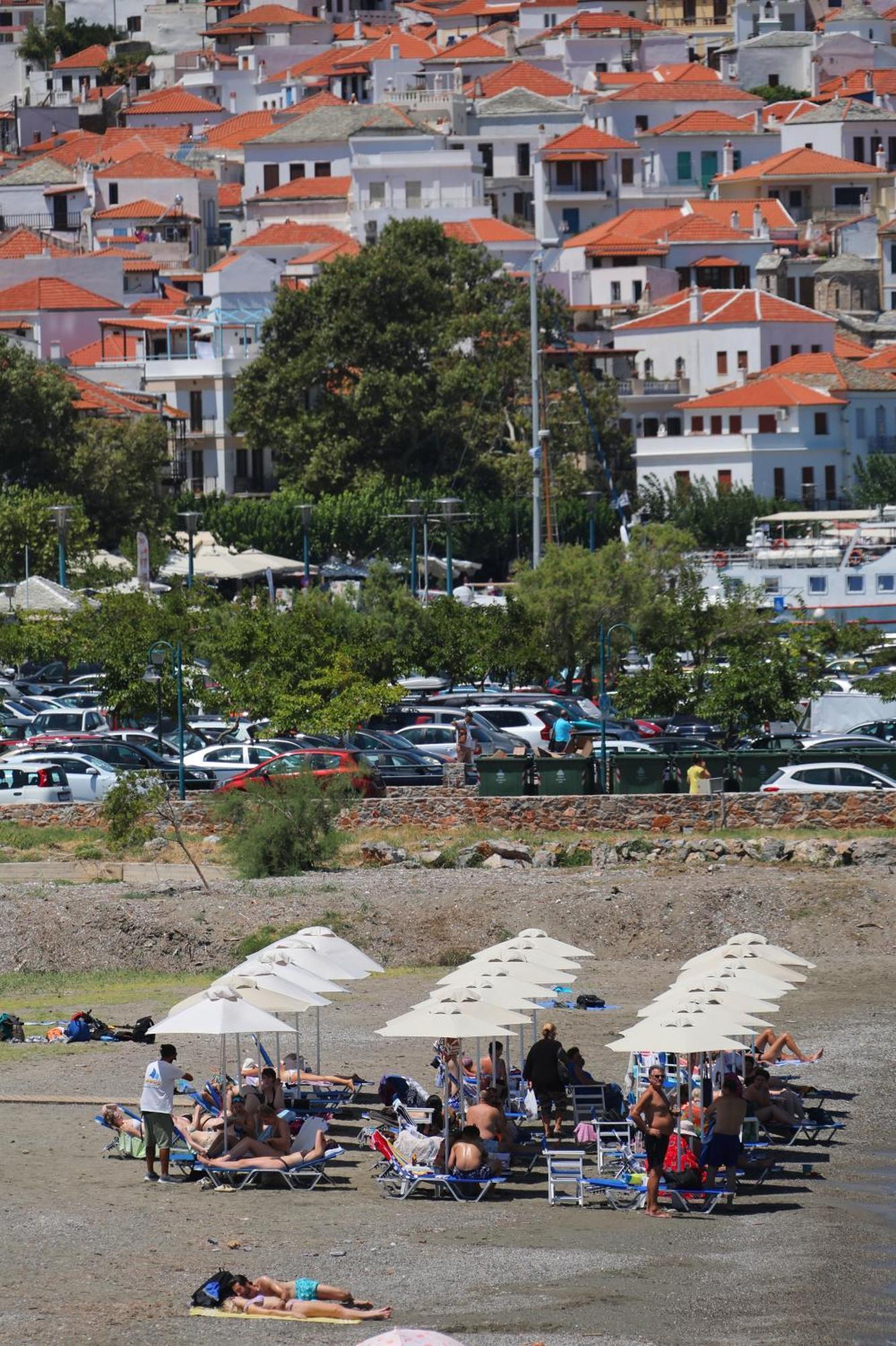 Mamma Mia Hotel Bandar Skopelos Luaran gambar