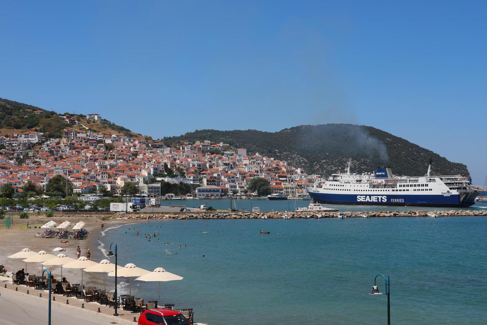 Mamma Mia Hotel Bandar Skopelos Luaran gambar