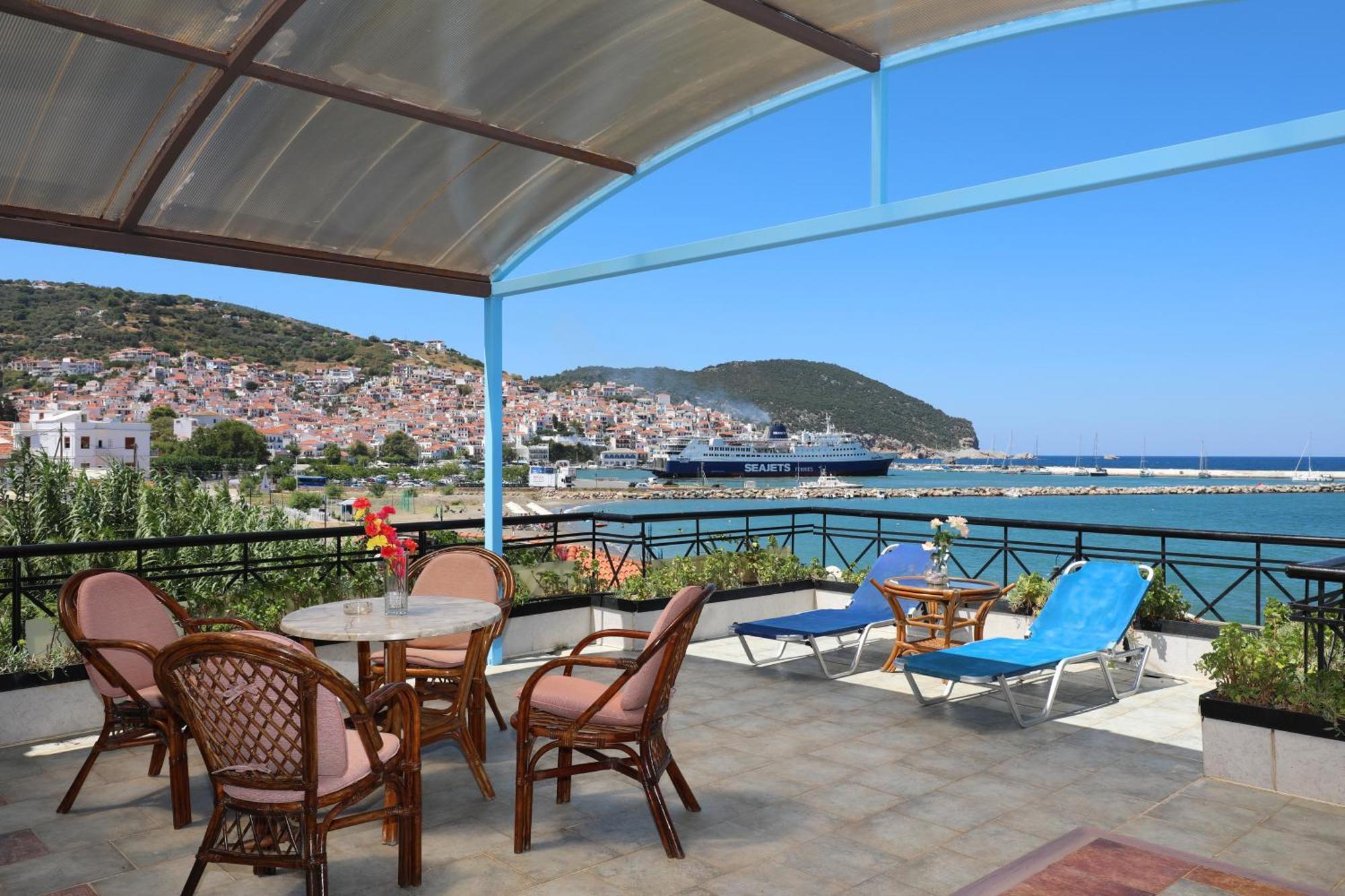Mamma Mia Hotel Bandar Skopelos Luaran gambar